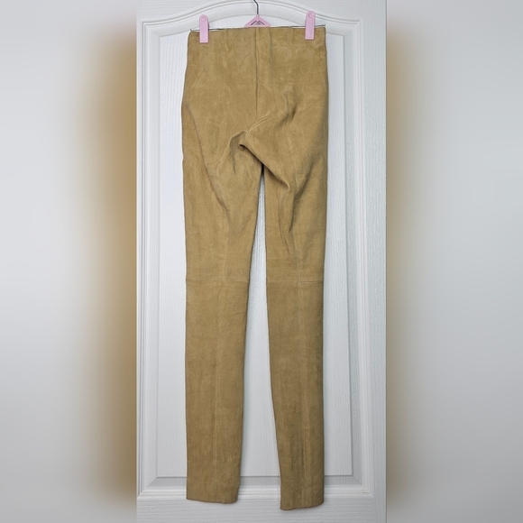POLO by Ralph Lauren 100% Lambskin Suede Legging | BEIGE | XXS | NWT!!! - Picture 5 of 16